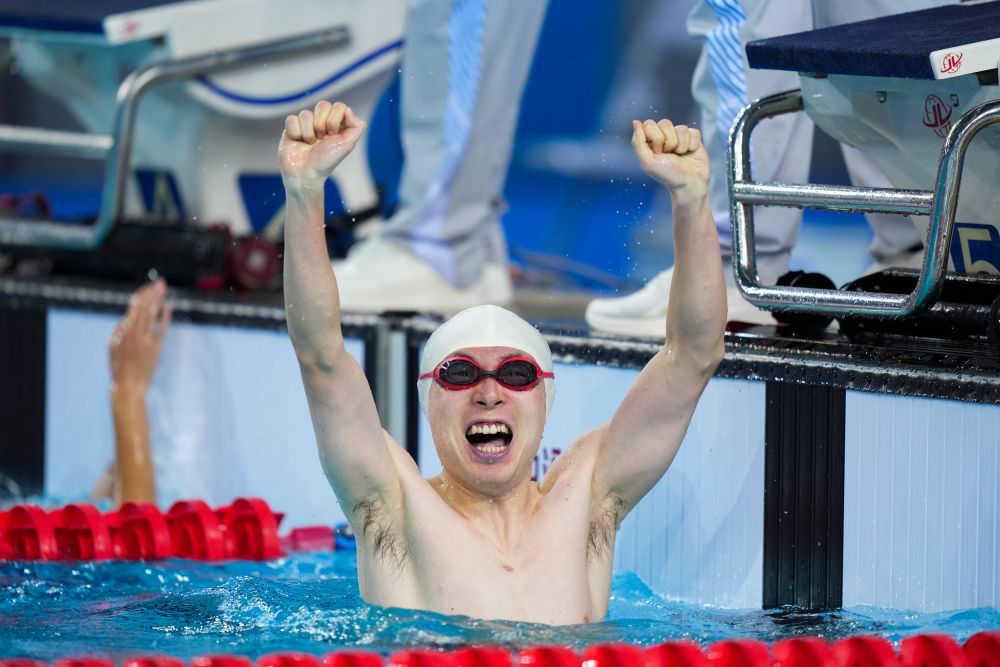 “关键一棒”孙宇亮：在特奥赛场游出自信人生